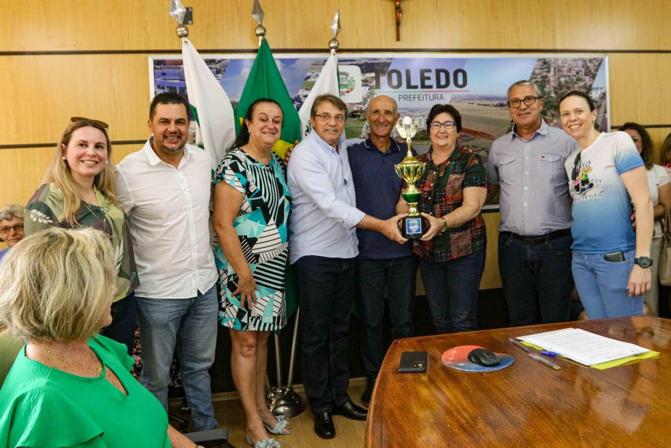 Premiação dos Jogos dos Idosos de Toledo foi entregue com a presença de 36 entidades na Sala de Reuniões da Prefeitura