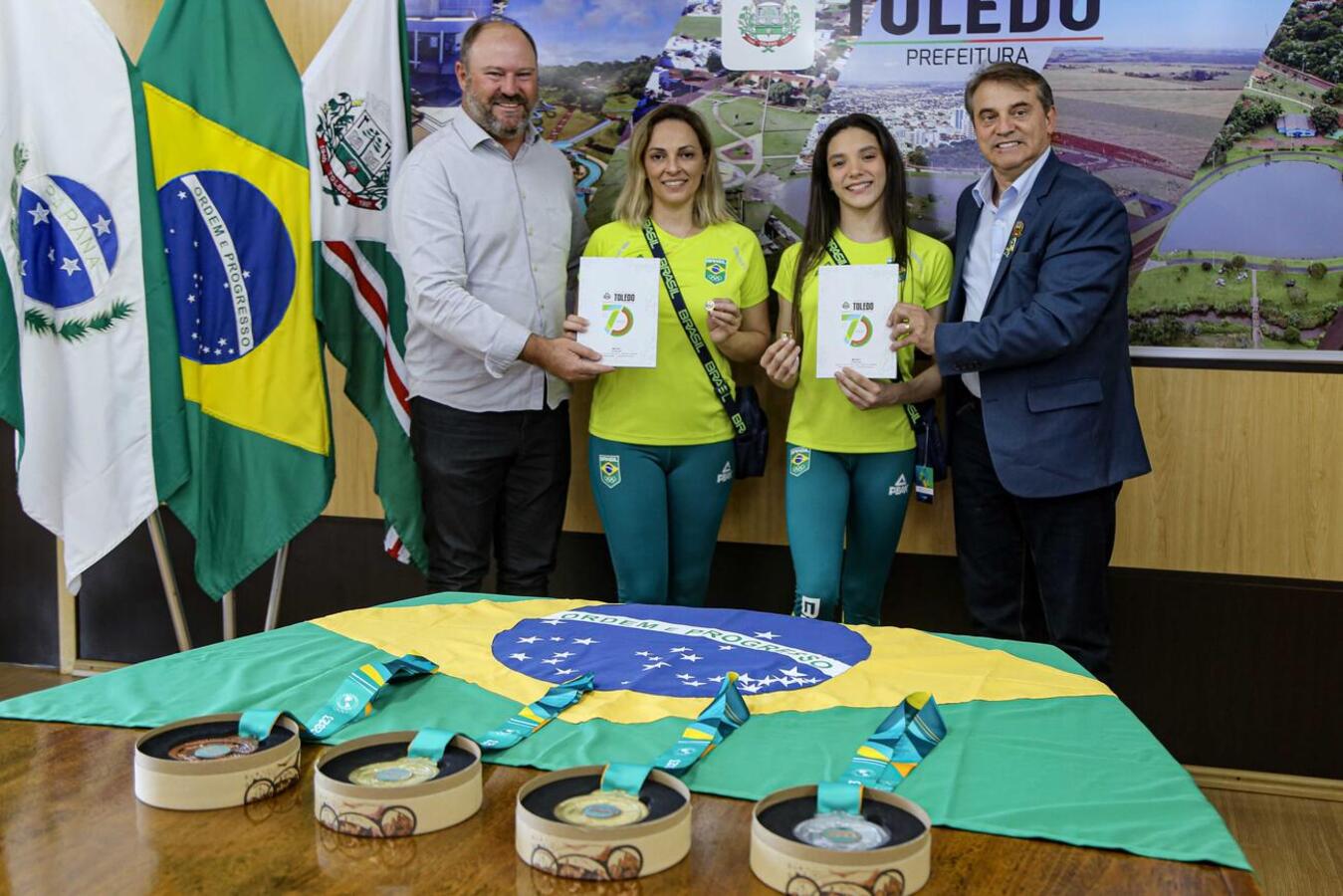 Ginasta toledana conquista quatro medalhas no Pan-Americano de Santiago