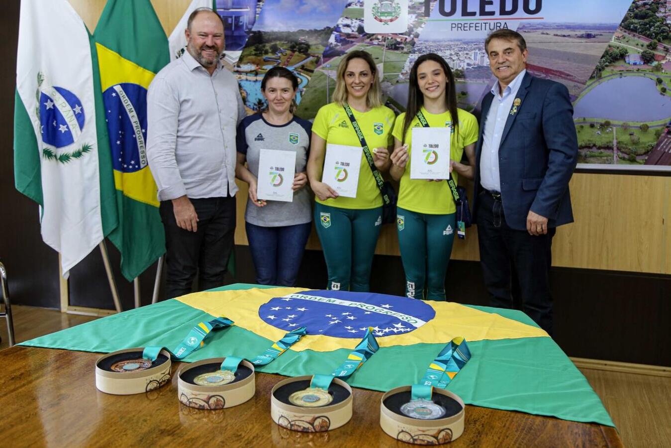 Ginasta toledana conquista quatro medalhas no Pan-Americano de Santiago