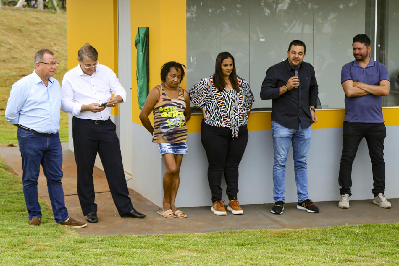 Ato marca a inauguração do Ecoponto do Santa Clara IV