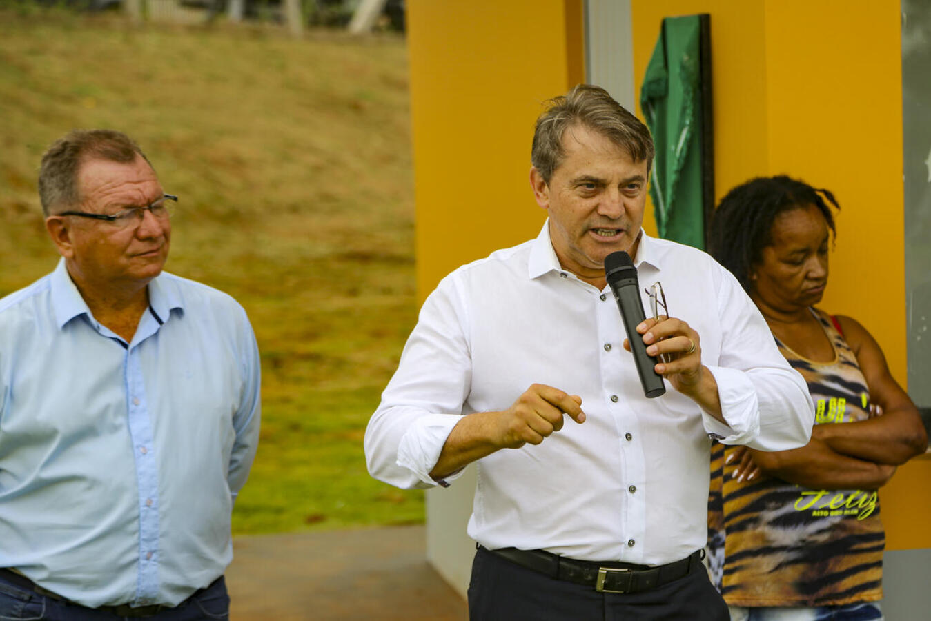 Ato marca a inauguração do Ecoponto do Santa Clara IV