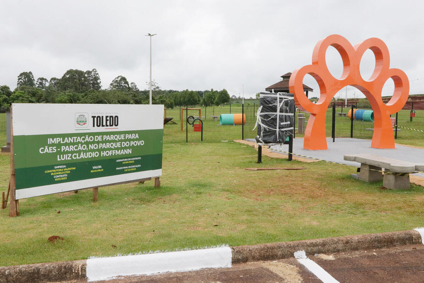 Prefeitura de Toledo inaugura primeiro espaço destinado aos cães