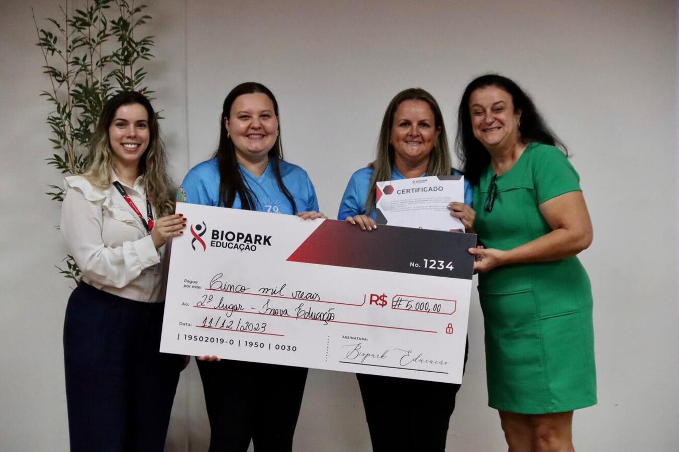 Ao todo, 54 projetos foram inscritos e estavam concorrendo aos R$15 mil em prêmios entregues pelo Biopark Educação