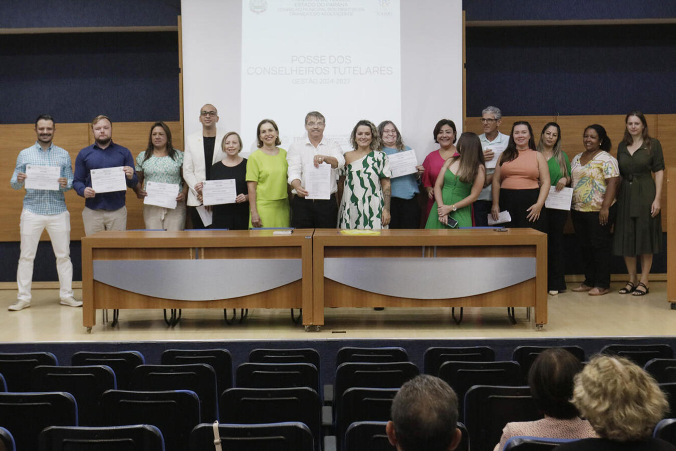 Ato ocorrido na manhã desta quarta-feira (10) no Auditório Acary Oliveira investe dez candidatos escolhidos pela comunidade em pleito realizado em outubro de 2023