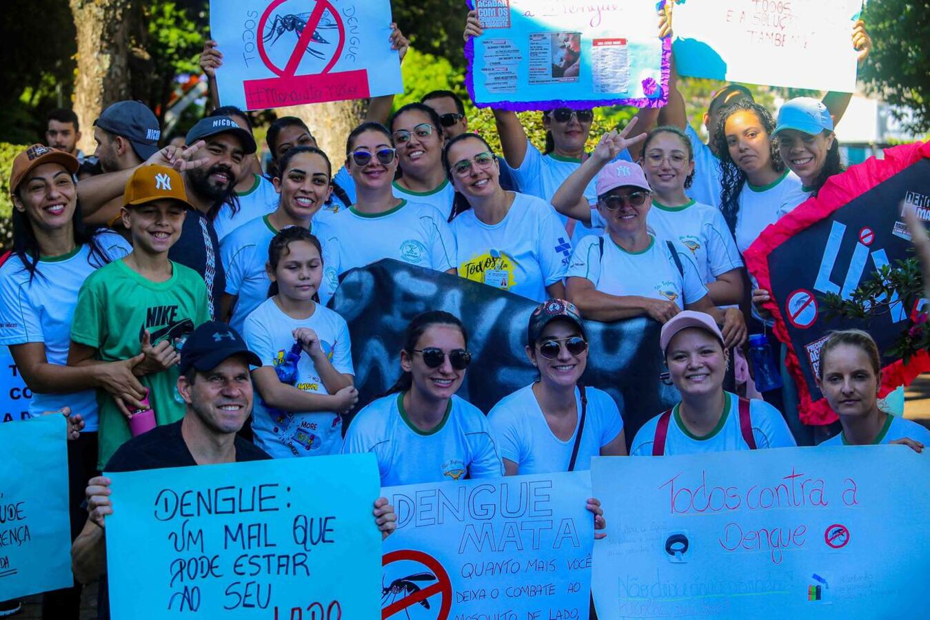 Prefeitura realiza mobilização para sensibilizar sobre o perigo da dengue