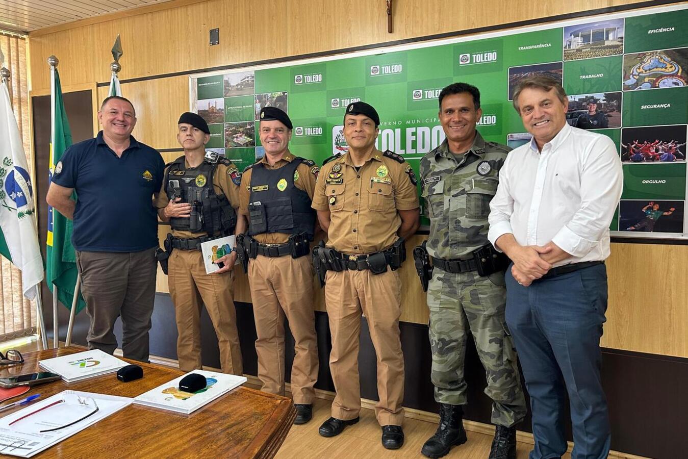 Comando do 19º BPM e administração municipal realizaram encontro na sexta
