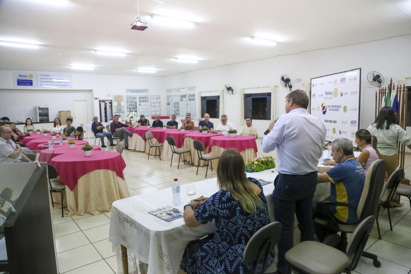 O intuito era apresentar as ações realizadas pela Secretaria de Saúde com o intuito de diminuir os impactos da dengue