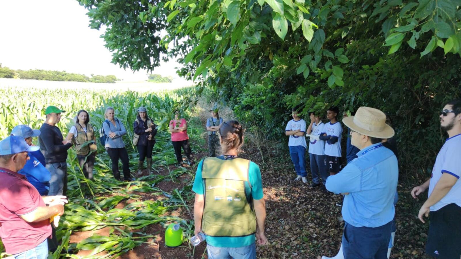 Ação Educativa envolveu o Núcleo dos Objetivos de Desenvolvimento Sustentável e demais parceiros em uma propriedade rural próxima a Novo Sobradinho