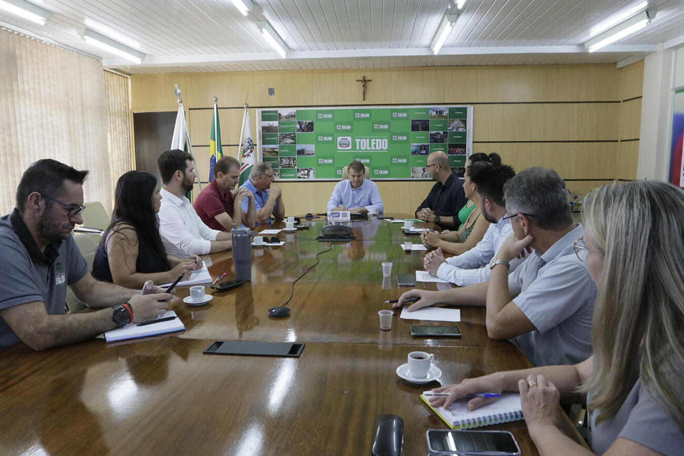 Prefeitura de Toledo e ACIT realizaram reunião trimestral na quinta