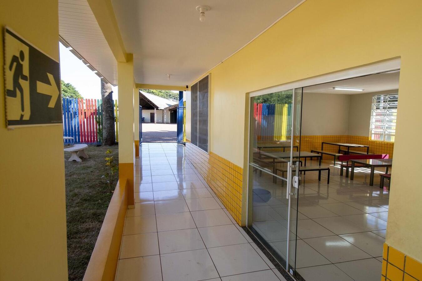 A inauguração da reforma e ampliação em instituição de ensino no distrito de Novo Sobradinho aconteceu na manhã desta quarta-feira (12)