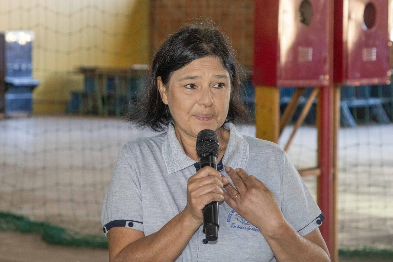 A inauguração da reforma e ampliação em instituição de ensino no distrito de Novo Sobradinho aconteceu na manhã desta quarta-feira (12)
