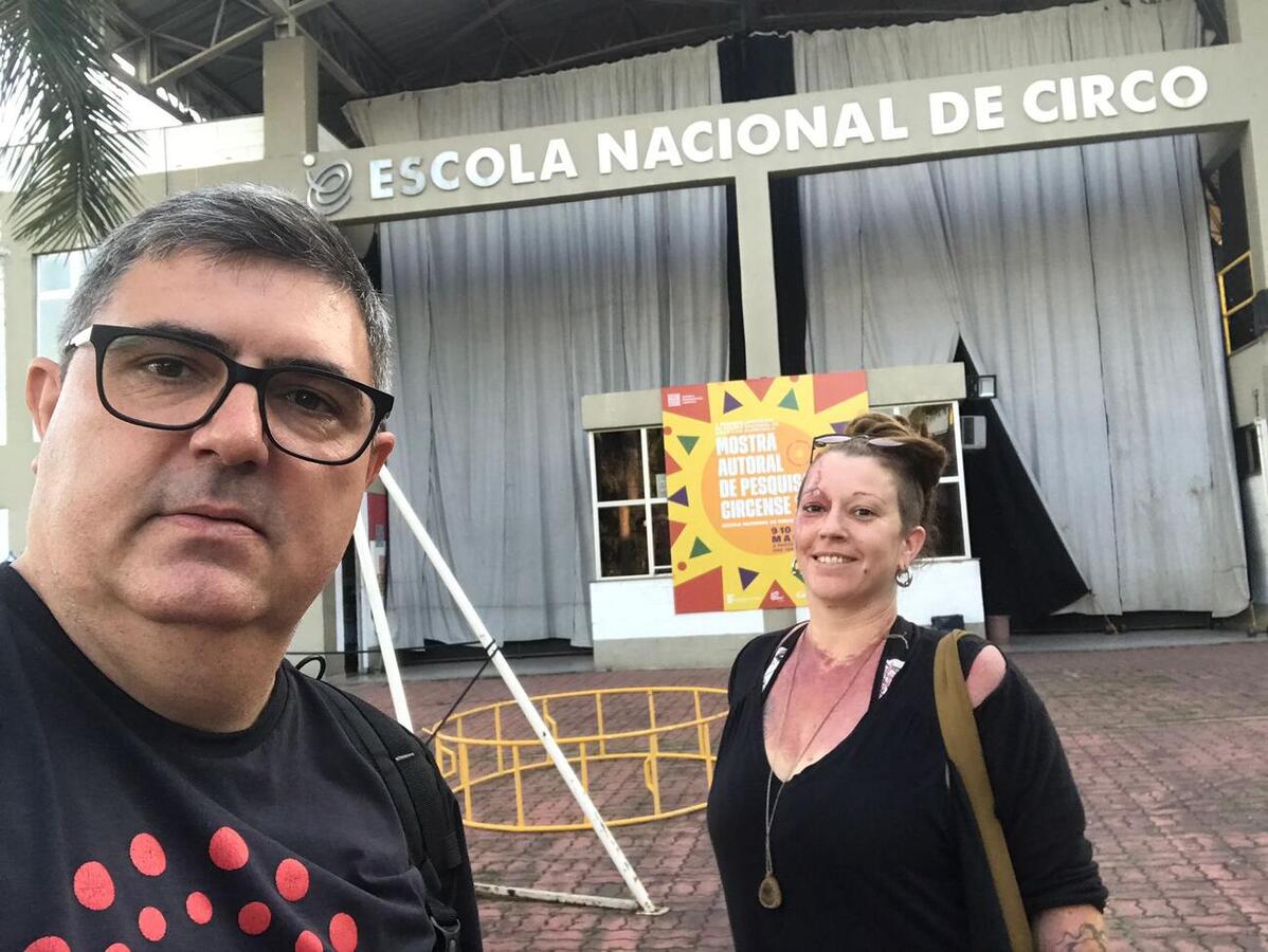 Os coordenadores do Circo da Alegria realizaram uma visita técnica à Escola Nacional de Circo, no Rio de Janeiro, esta semana