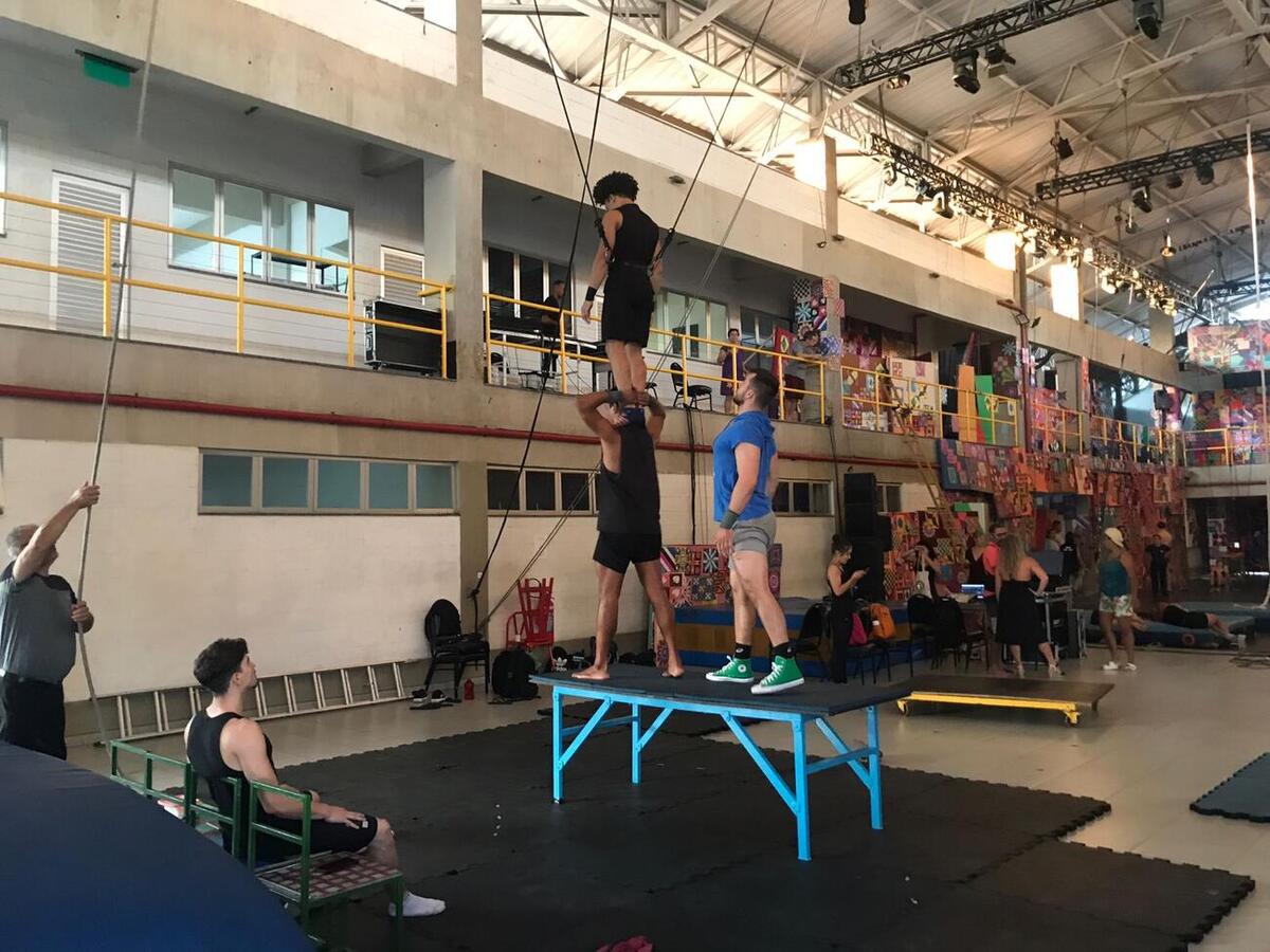 Os coordenadores do Circo da Alegria realizaram uma visita técnica à Escola Nacional de Circo, no Rio de Janeiro, esta semana