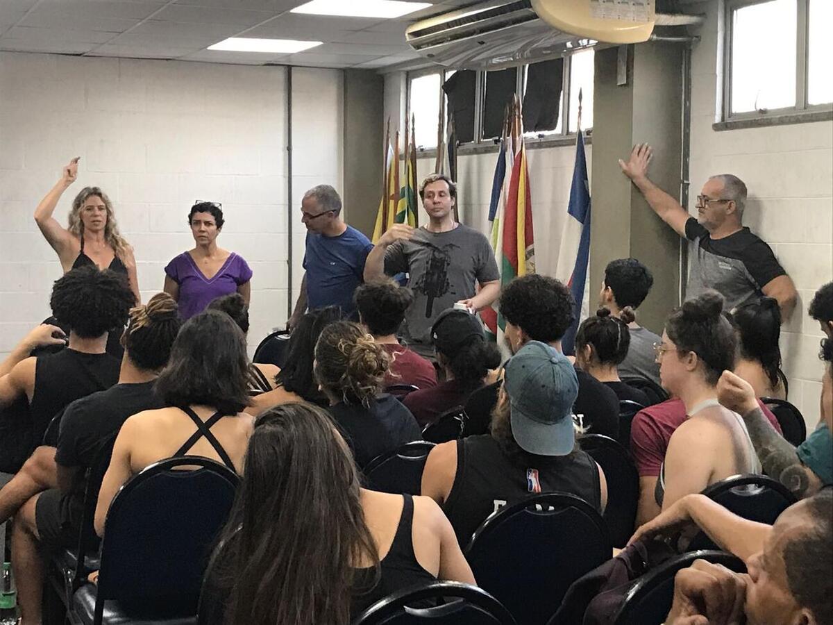 Os coordenadores do Circo da Alegria realizaram uma visita técnica à Escola Nacional de Circo, no Rio de Janeiro, esta semana