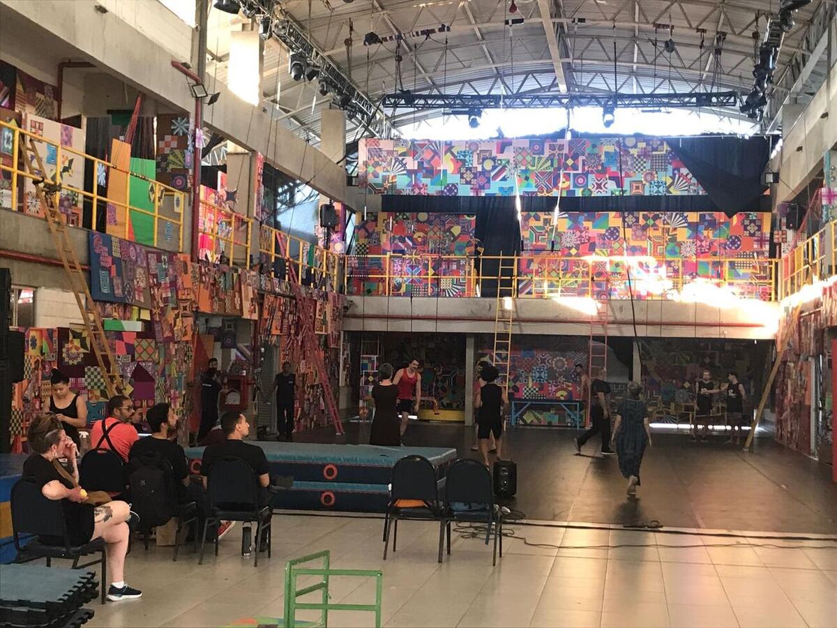 Os coordenadores do Circo da Alegria realizaram uma visita técnica à Escola Nacional de Circo, no Rio de Janeiro, esta semana