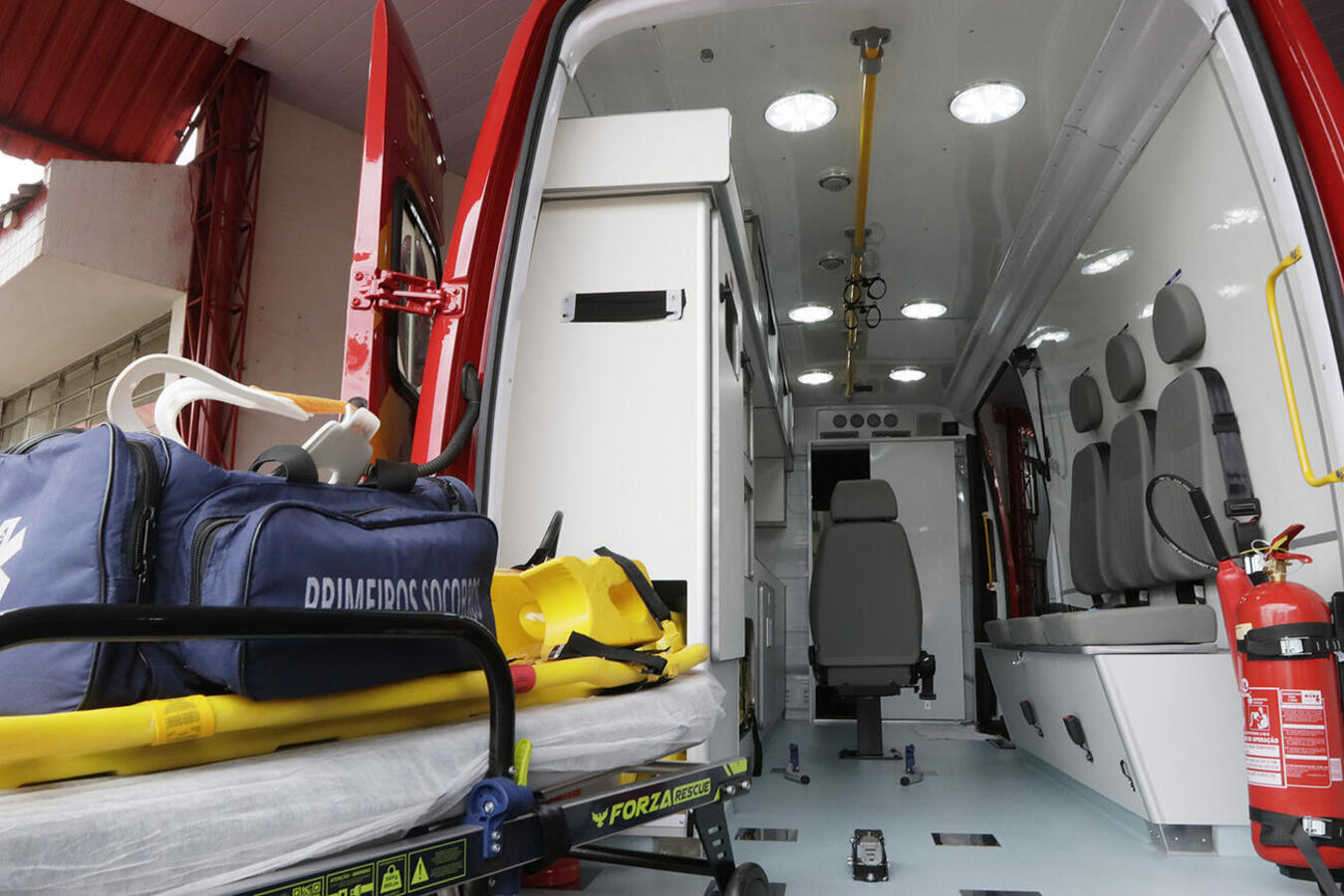 Durante a cerimônia de entrega da nova ambulância no Corpo de Bombeiros foi divulgado a diminuição de acidentes de trânsito em Toledo