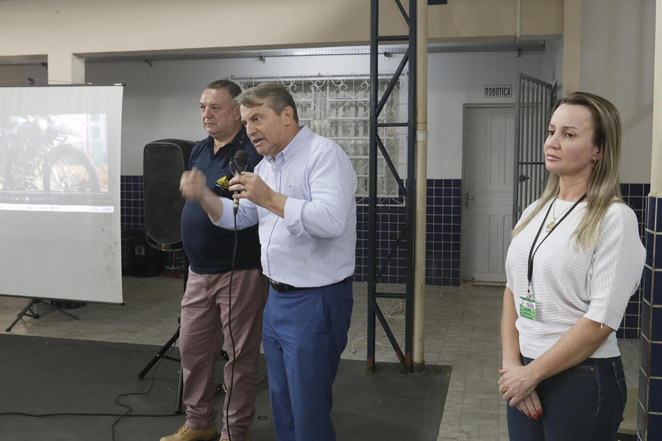 Detalhes sobre tecnologia com reconhecimento facial foram apresentados hoje (20) a pais e responsáveis de alunos da escola, que aprovaram a implementação da novidade