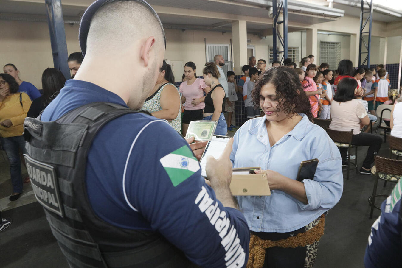 Detalhes sobre tecnologia com reconhecimento facial foram apresentados hoje (20) a pais e responsáveis de alunos da escola, que aprovaram a implementação da novidade