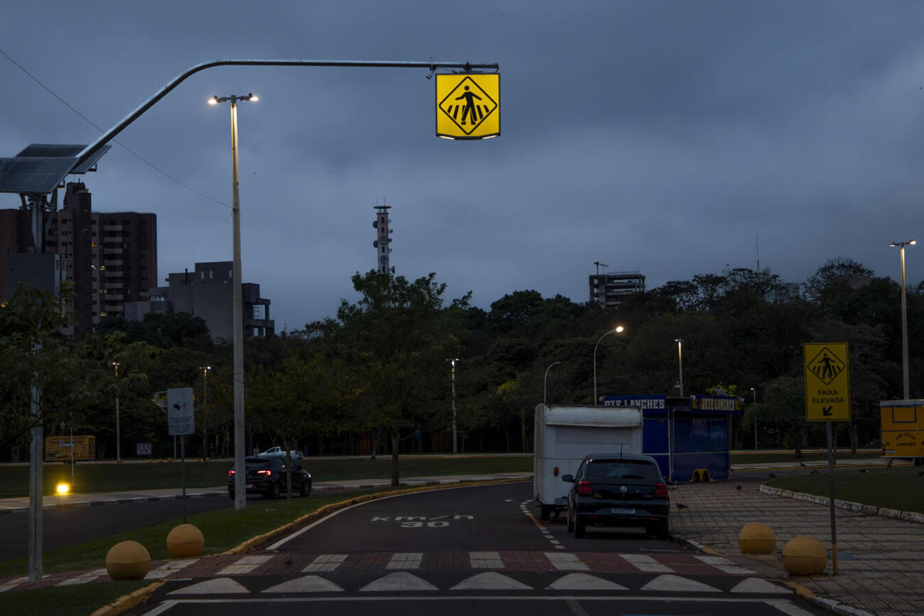 Após resultados positivos em frente à FAG/Toledo, sete novos pontos da cidade foram contemplados com o dispositivo que traz mais segurança a pedestres 