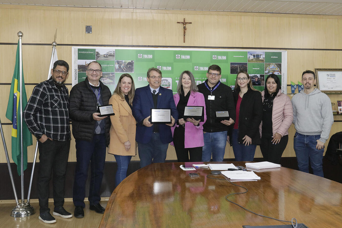 Reconhecimento a gestores do Fundo de Aposentadorias e Pensões dos Servidores Públicos Municipais de Toledo foi realizado na última quinta (27/6), em Belém/PA