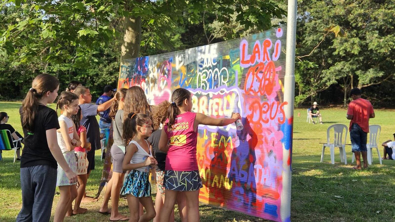 O objetivo do evento era passar um dia divertido junto com a família e amigos,  cultivando momentos de convivência e bem estar
