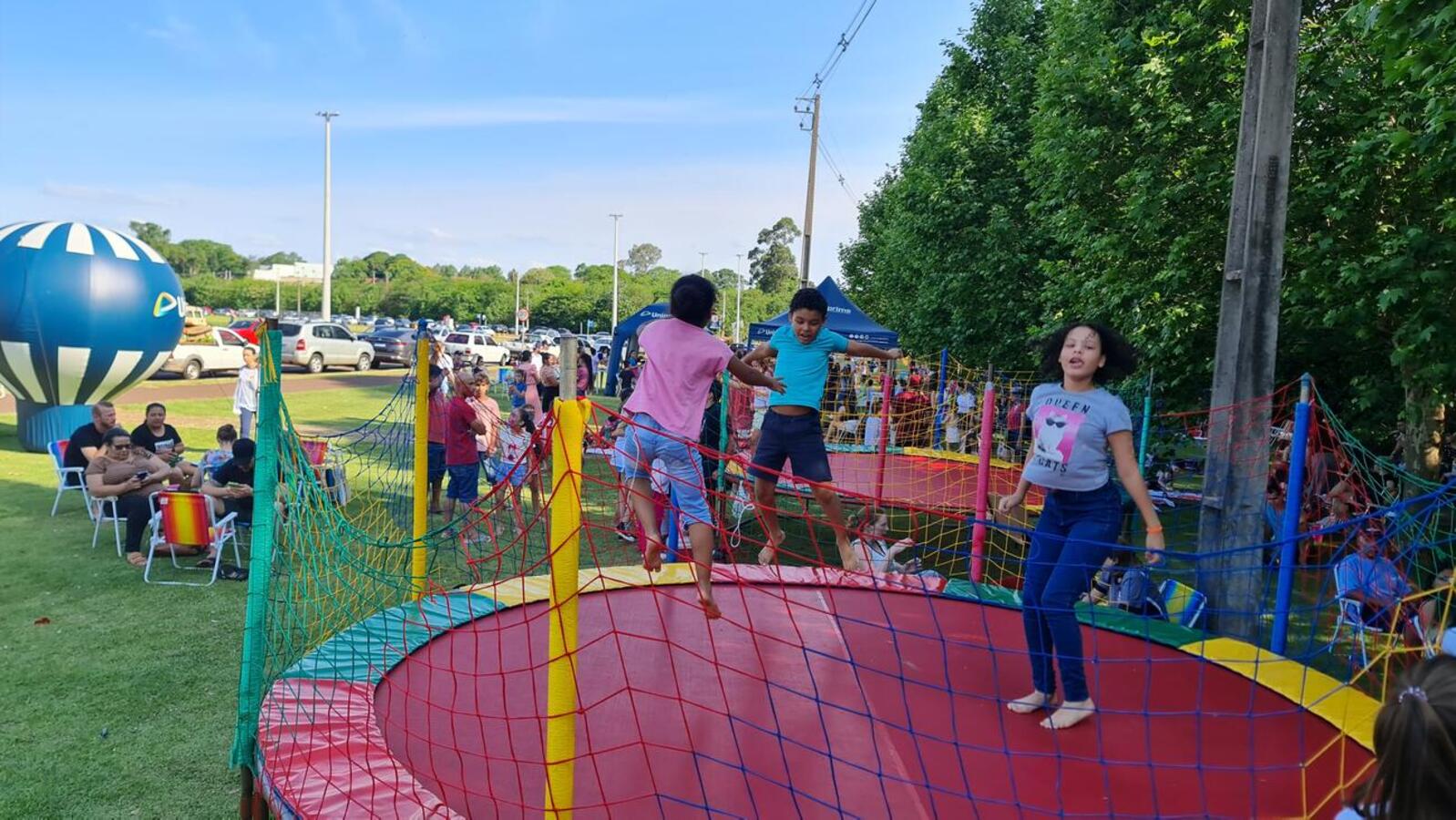 O objetivo do evento era passar um dia divertido junto com a família e amigos,  cultivando momentos de convivência e bem estar