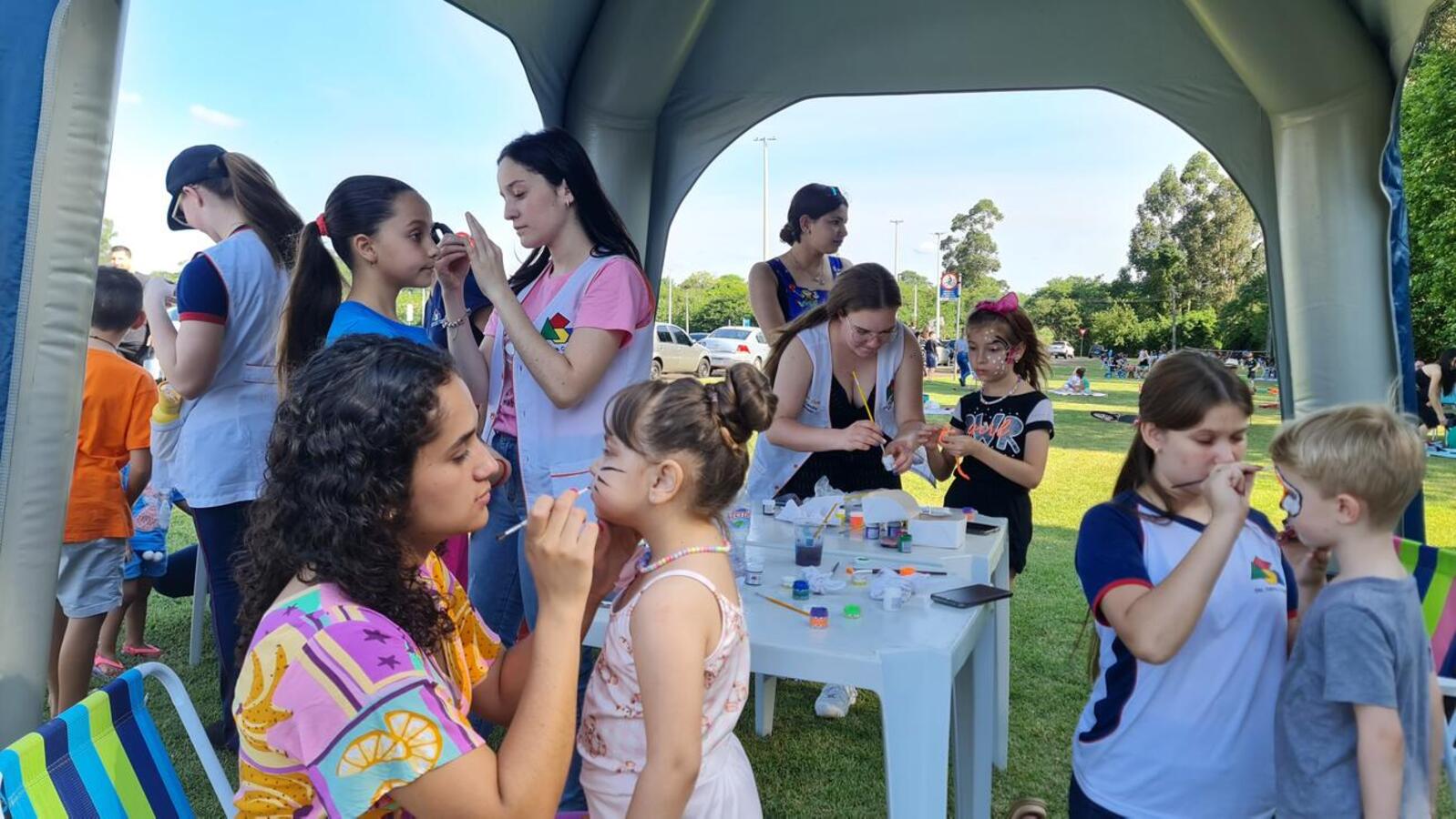 O objetivo do evento era passar um dia divertido junto com a família e amigos,  cultivando momentos de convivência e bem estar