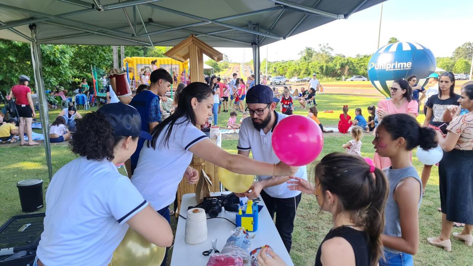 O objetivo do evento era passar um dia divertido junto com a família e amigos,  cultivando momentos de convivência e bem estar