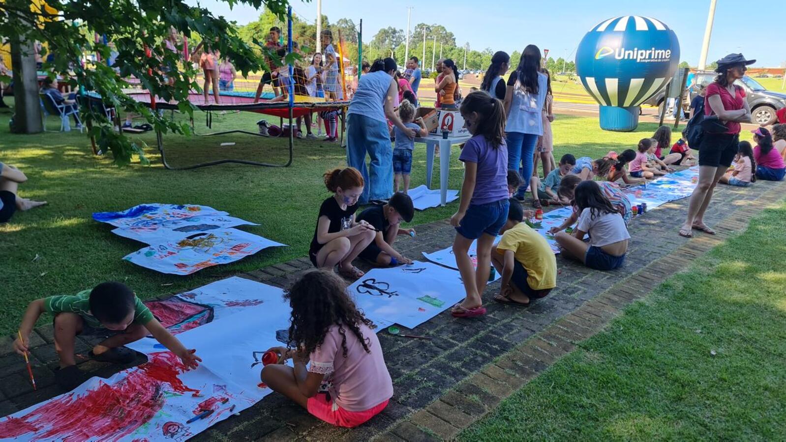 O objetivo do evento era passar um dia divertido junto com a família e amigos,  cultivando momentos de convivência e bem estar
