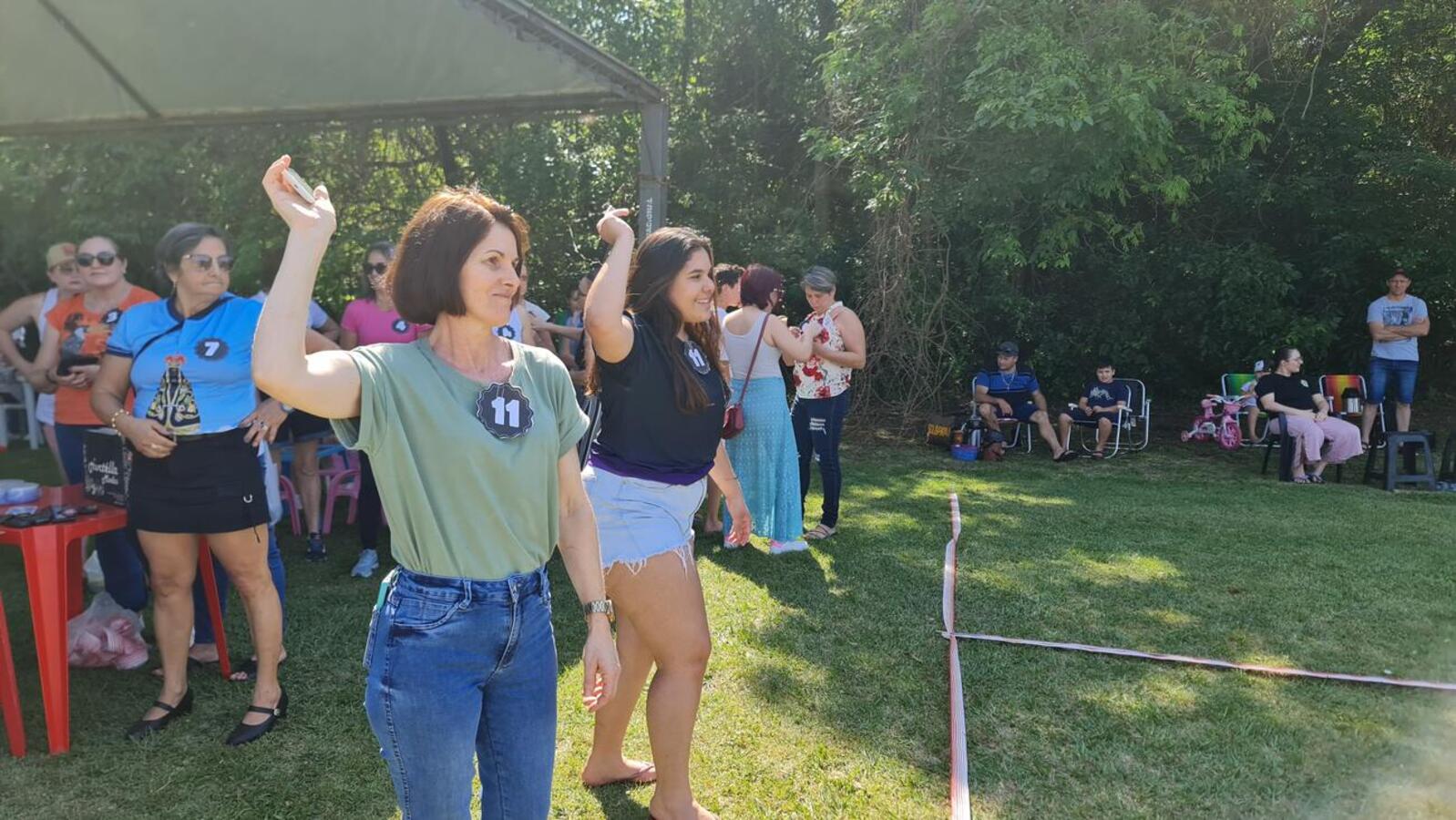 O objetivo do evento era passar um dia divertido junto com a família e amigos,  cultivando momentos de convivência e bem estar