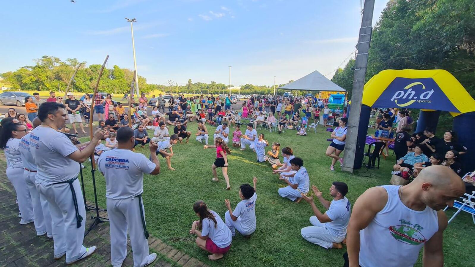 O objetivo do evento era passar um dia divertido junto com a família e amigos,  cultivando momentos de convivência e bem estar