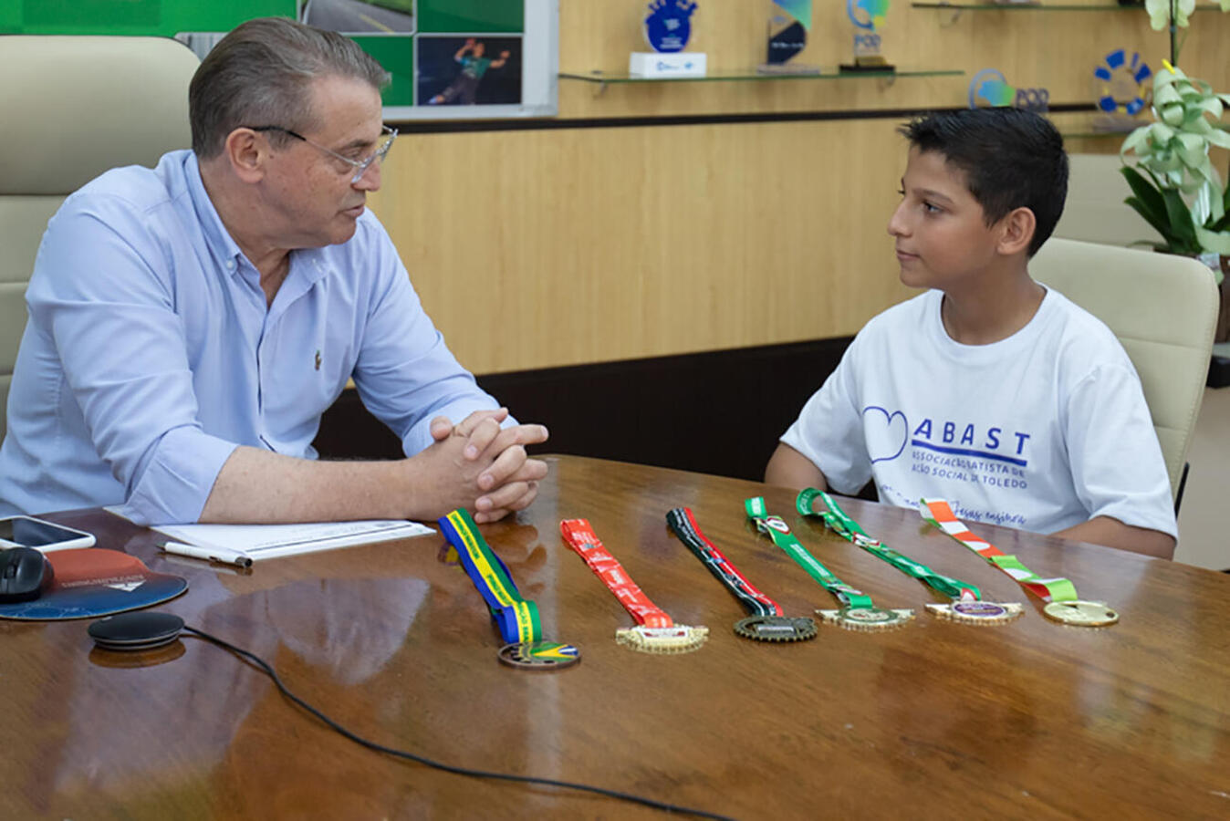 Heitor Isaque do Nascimento (10) já conquistou o terceiro lugar no Campeonato Brasileiro e sonha em representar Toledo e o Brasil nas Olimpíadas