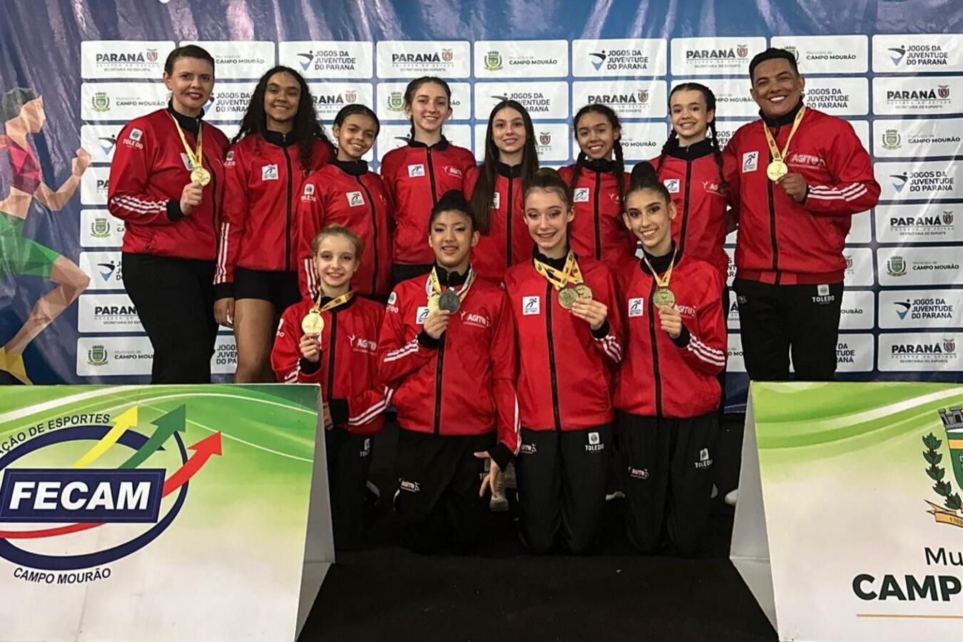 3 equipes conquistaram vaga para fase final dos Jogos de Juventude do Paraná, que serão realizados entre 29/10 e 1º/11; GR trouxe 8 medalhas para casa