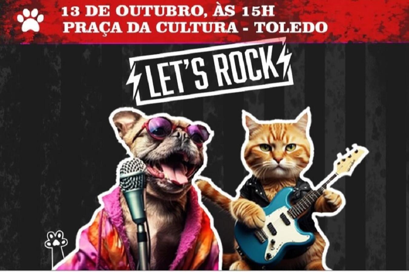 Neste domingo (13) a Afocato realizará shows e ações beneficentes pela causa animal na 9ª edição do Rockato