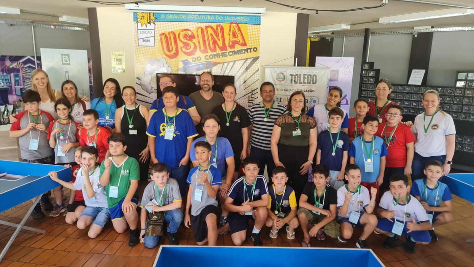 A fase final do 2º Campeonato Municipal de Robótica aconteceu nas instalações da Usina do Conhecimento, localizada na península do Parque Ecológico Diva Paim Barth