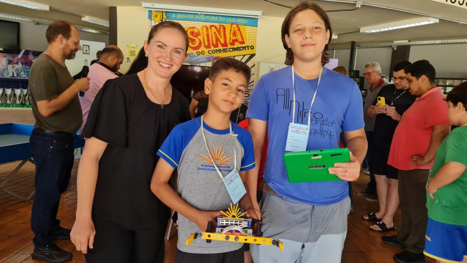 A fase final do 2º Campeonato Municipal de Robótica aconteceu nas instalações da Usina do Conhecimento, localizada na península do Parque Ecológico Diva Paim Barth