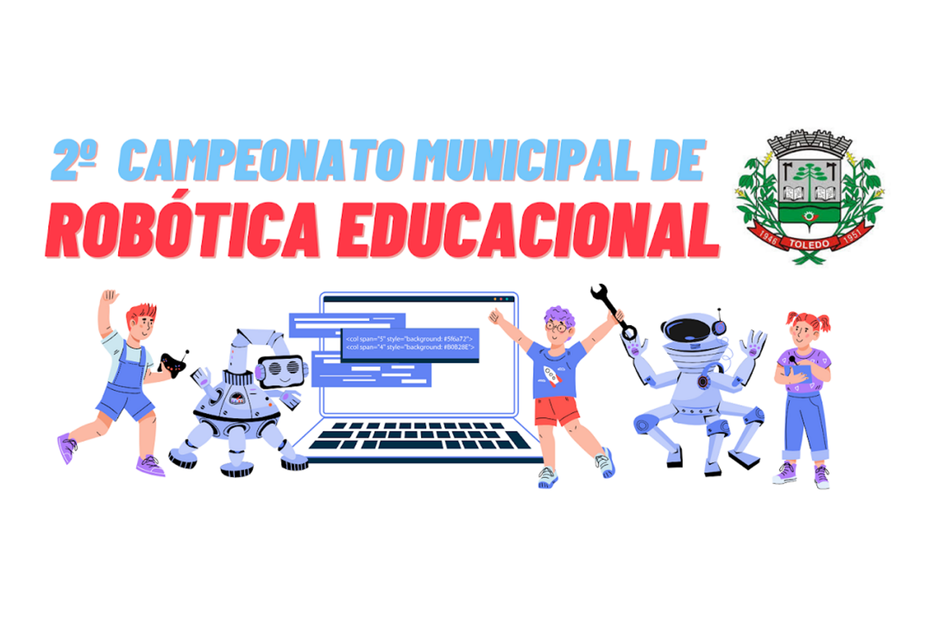 Duplas representando as escolas municipais de Toledo participarão, terça e quarta (5 e 6), de competição constituída de protótipos construídos em aulas de robótica