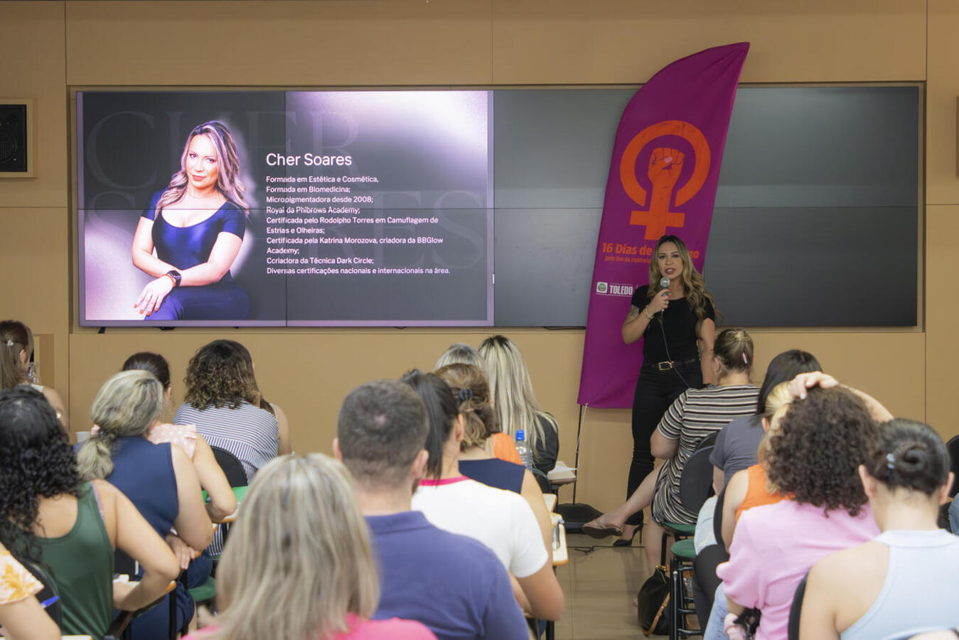 A capacitação de servidores e da Rede de Proteção no enfrentamento à violência contra mulheres e meninas aconteceu em 10 módulos desde agosto de 2024