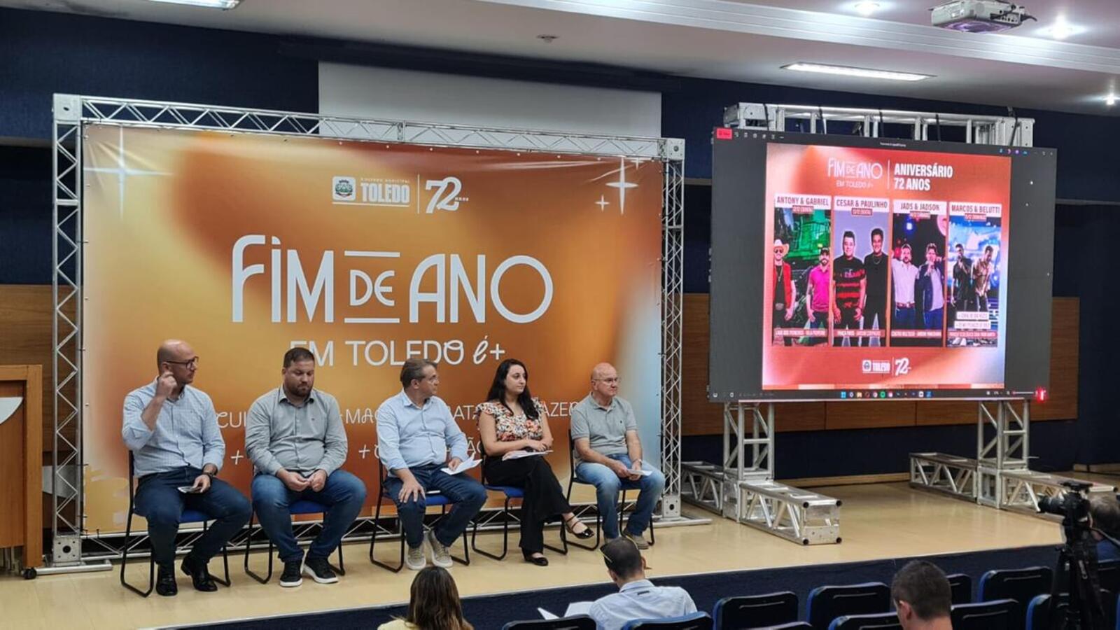 Relação de shows regionais e nacionais são divulgados em coletiva de imprensa na manhã desta segunda-feira (11)