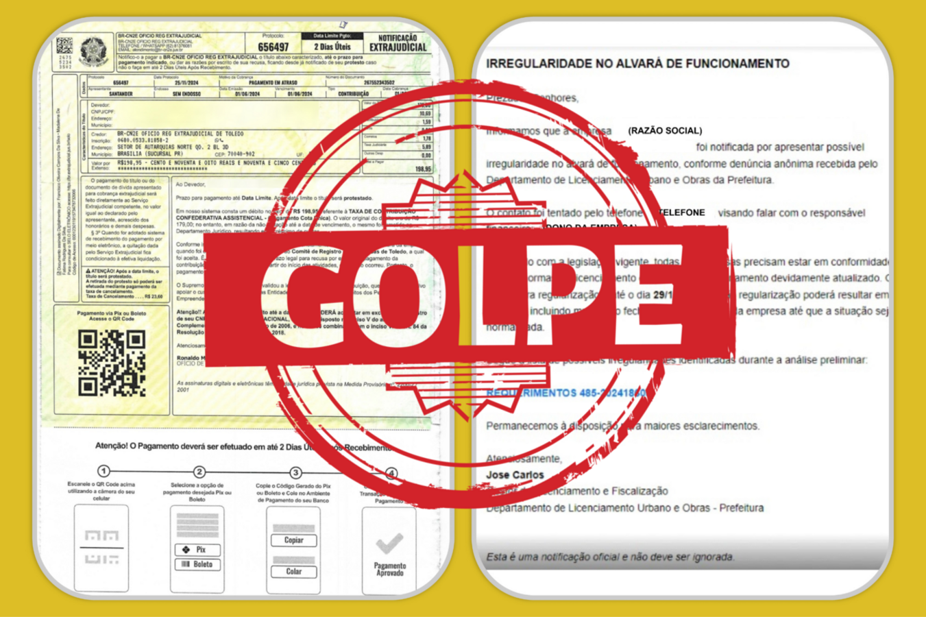 Antes de fazer um pagamento suspeito é importante fazer uma consulta prévia ou procurar os setores competentes para evitar prejuízos relacionados a golpes financeiros