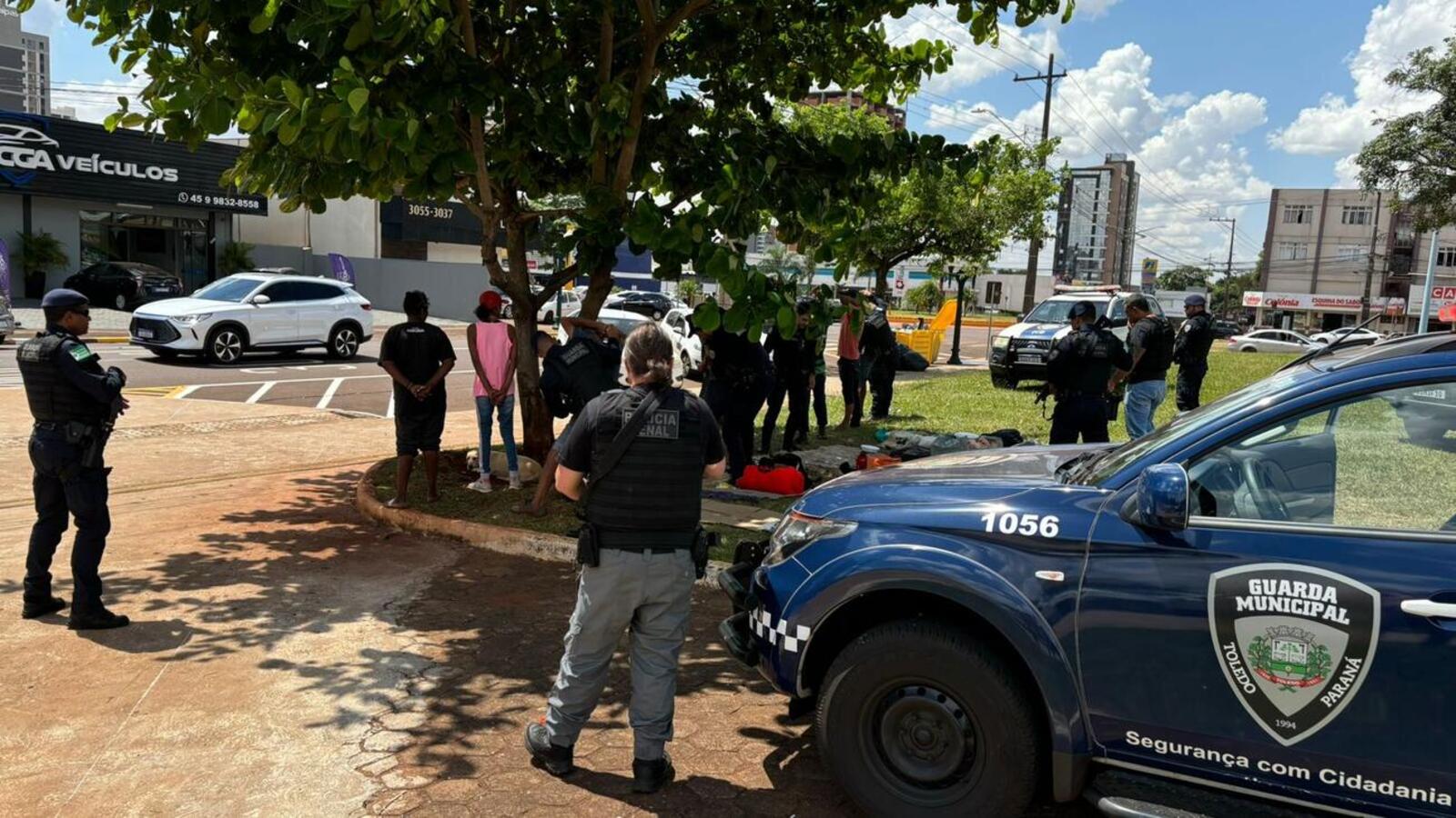 Secretaria de Segurança atende chamados sobre PSRs que estariam consumindo ilícitos e ameaçando pessoas que passavam nos locais