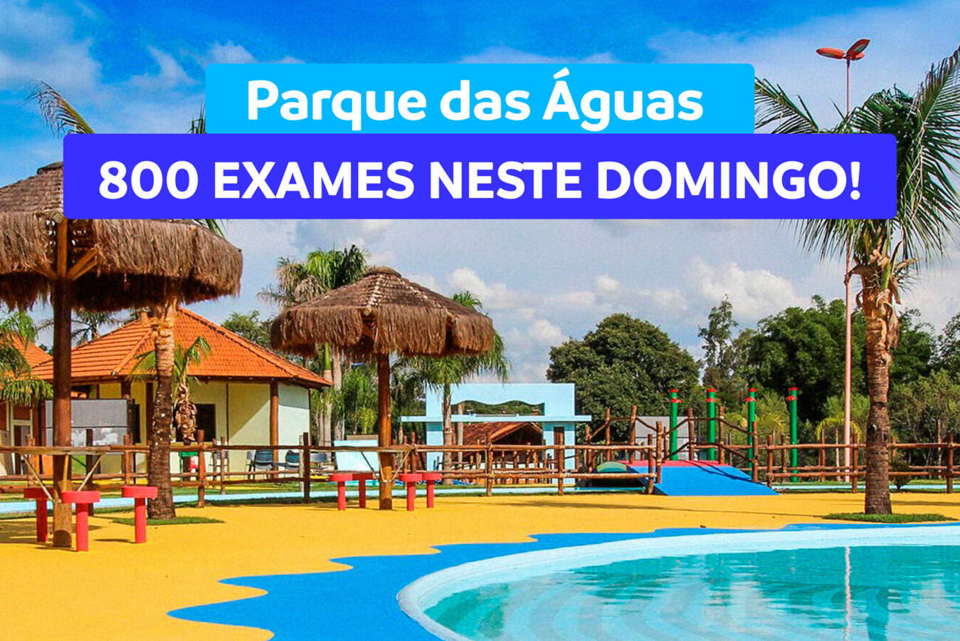 Os exames médicos dermatológicos são critério para o acesso às piscinas do Parque Temático das Águas de Toledo