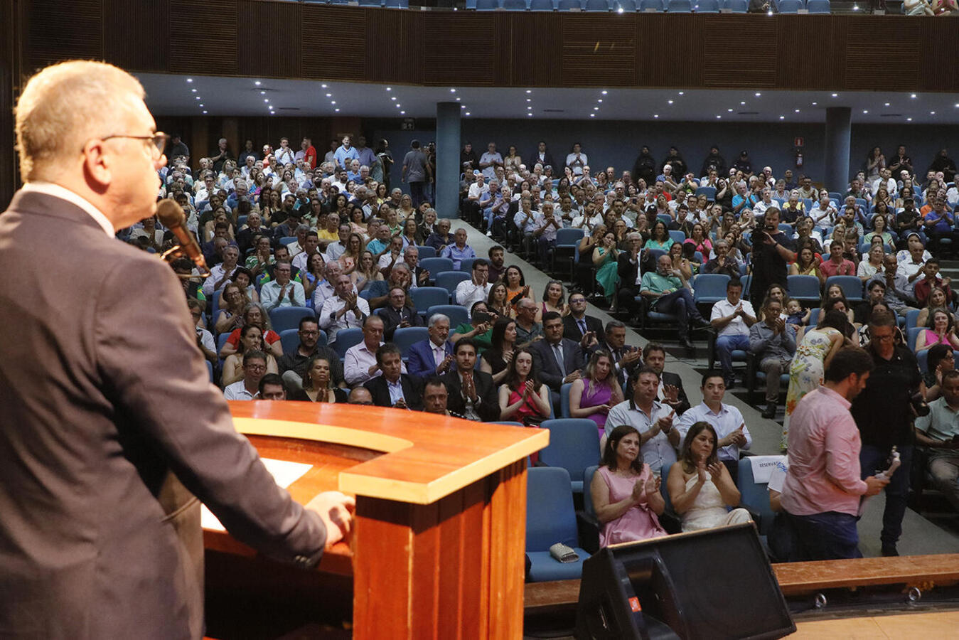 No evento, houve eleição da Mesa Diretora da Câmara Municipal e contou com a presença de diversas autoridades