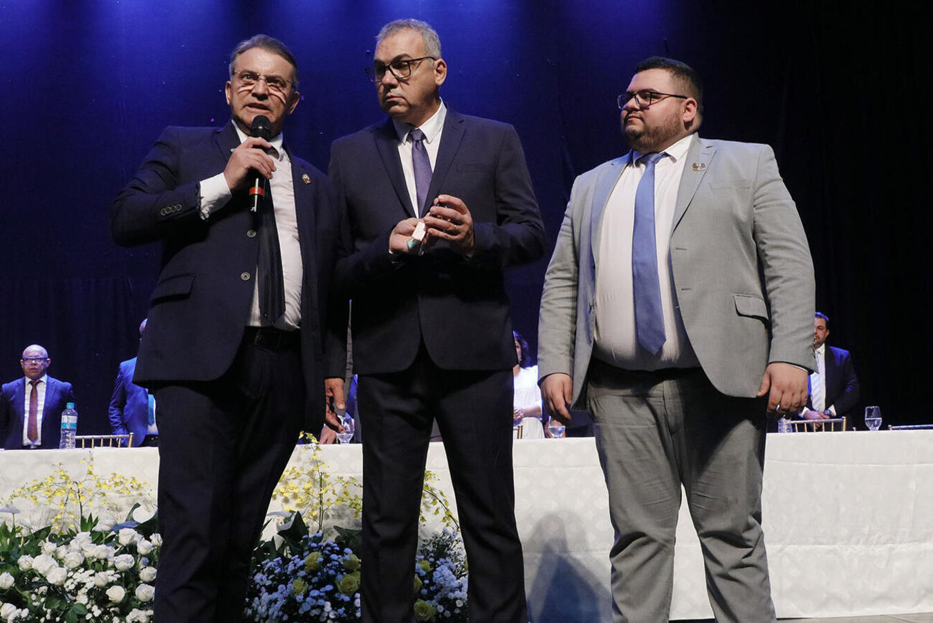 No evento, houve eleição da Mesa Diretora da Câmara Municipal e contou com a presença de diversas autoridades
