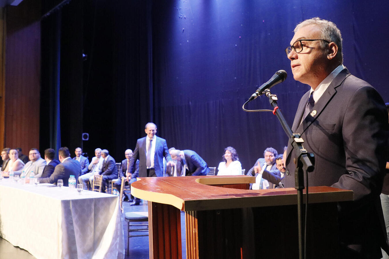 No evento, houve eleição da Mesa Diretora da Câmara Municipal e contou com a presença de diversas autoridades