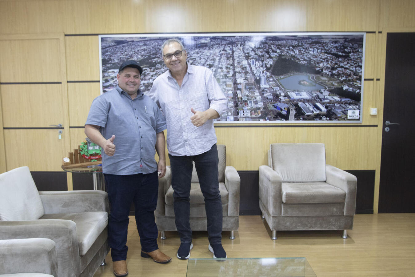 A comitiva veio para conhecer os pontos positivos da cidade