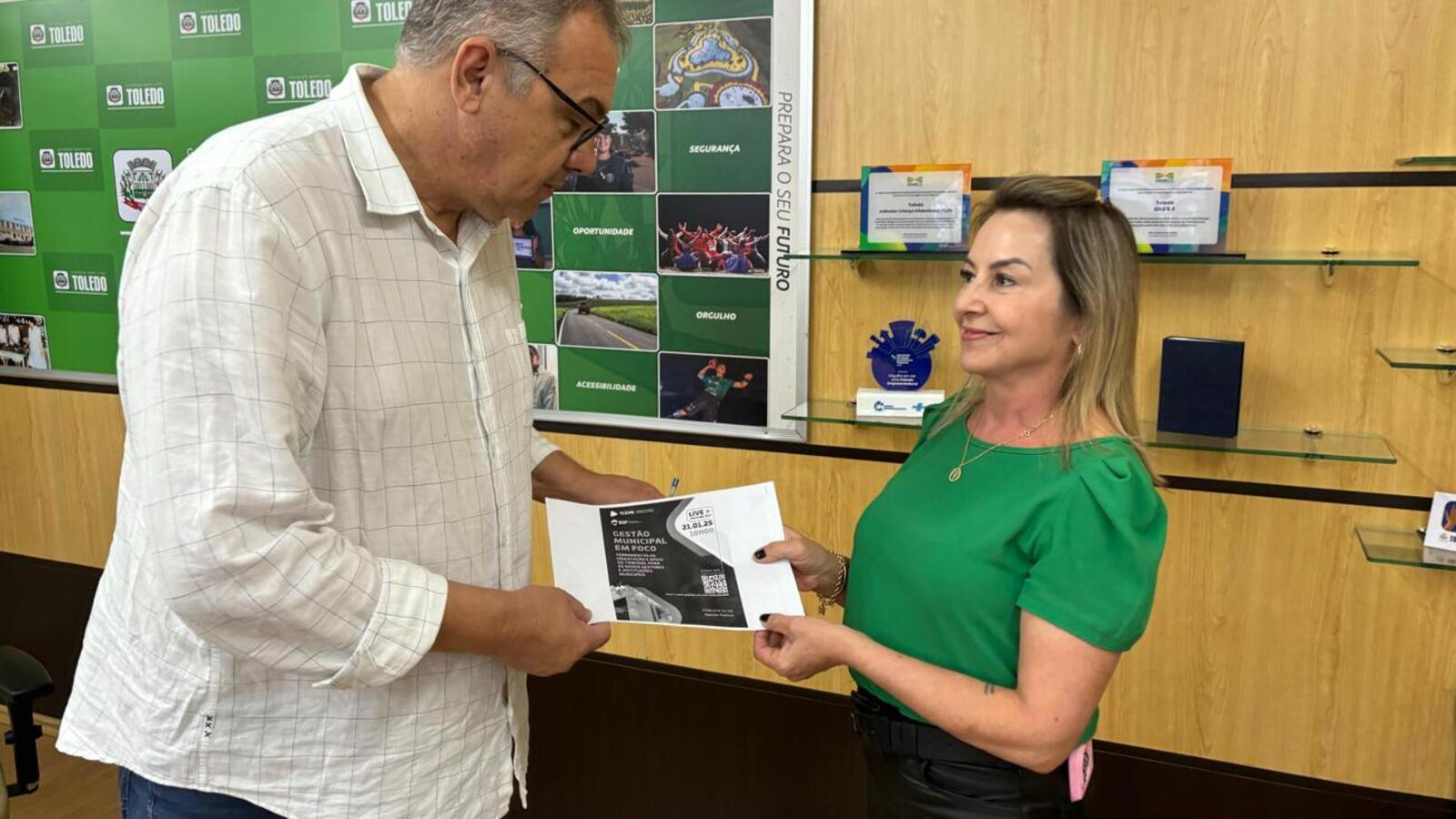 O prefeito Mario Costenaro participará de evento na próxima terça-feira (21) que contará com a presença do presidente da Corte, conselheiro Fernando Guimarães