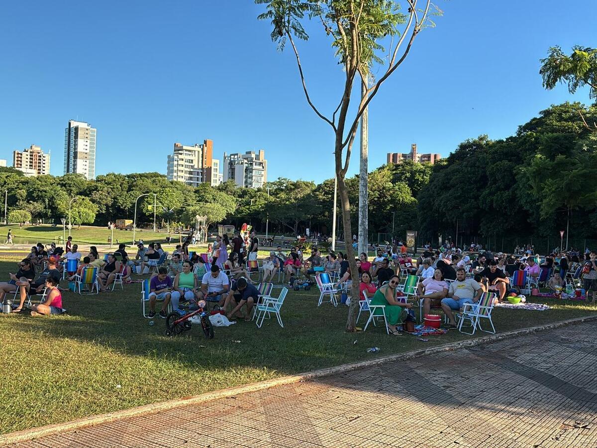 Foi estimada a participação de mais de 500 pessoas no evento durante o domingo