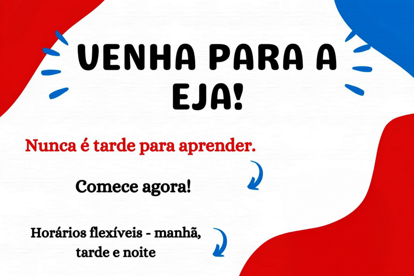 Aulas da EJA em Toledo serão ministradas em 6 turmas; interessados devem se matricular no mesmo estabelecimento em que vão estudar ou na sede do serviço