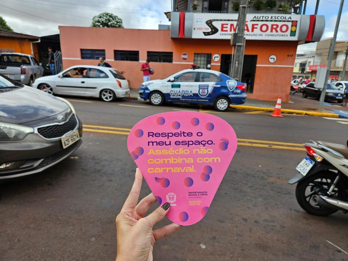 Dentro da campanha “Se toca! Não é não!”, ação foi realizada na manhã desta terça-feira (4) na região da Grande Pioneiro
